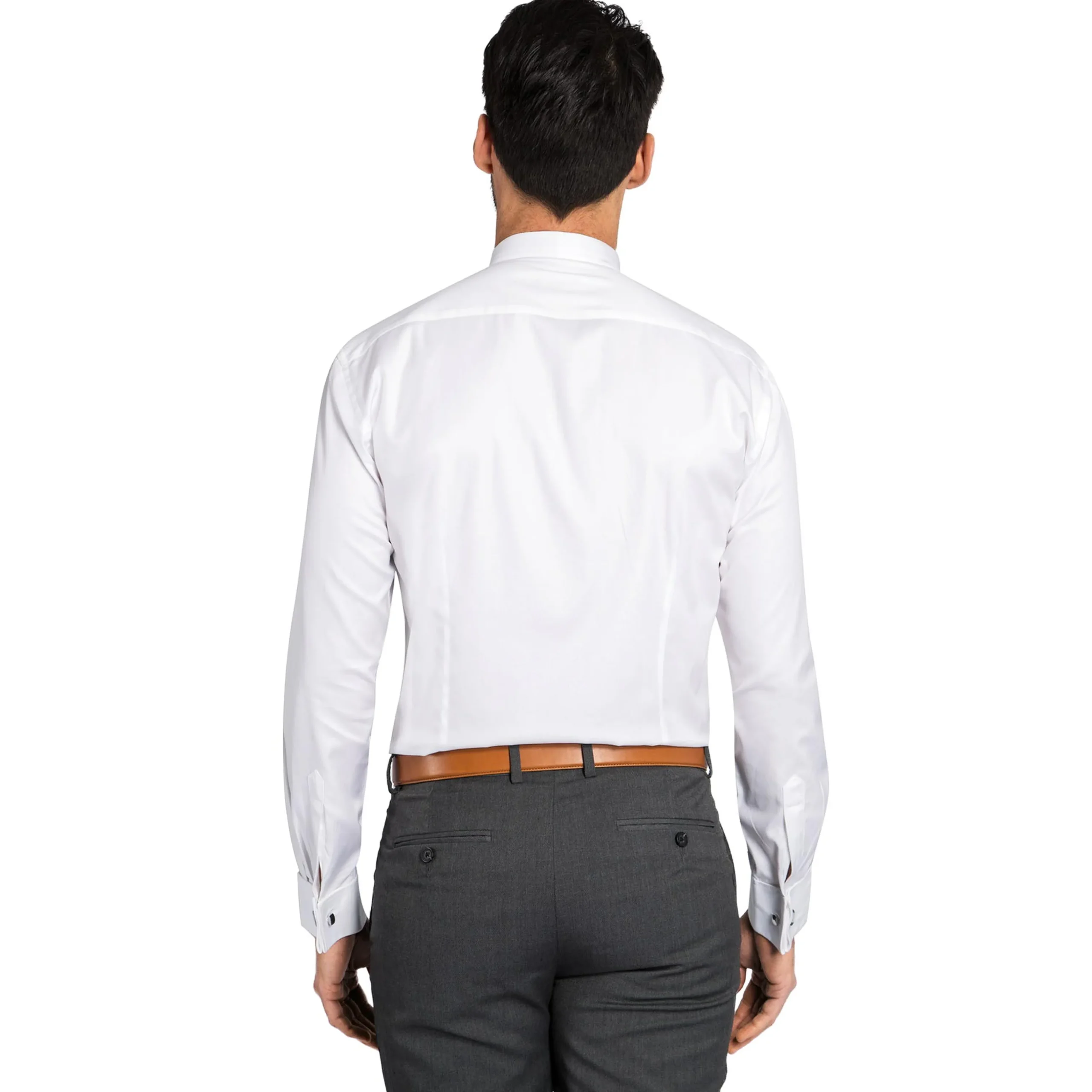 LodinG Chemise he slim fit poignet mousquetaire 100% coton infroissable Blanc Shop